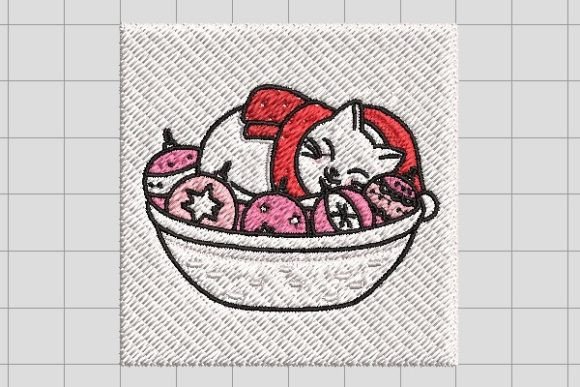 Cartoon Cat Merry Christmas Embroidery Review