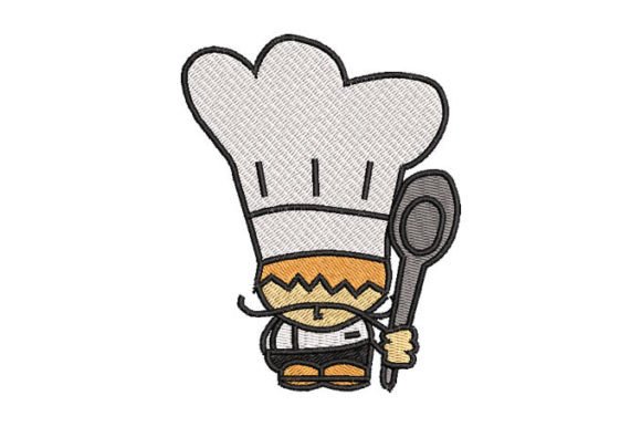 Chef with a Spoon Embroidery Design Review