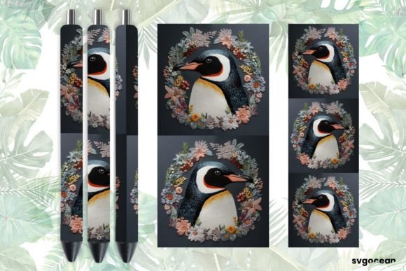 Embroidery Penguin Pen Wraps Sublimation Review