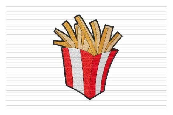 Fries Chips Cinema Food Embroidery Review