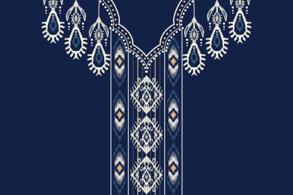 Ikat Floral Neckline Embroidery: A Designer's Review for Handmade Gifts