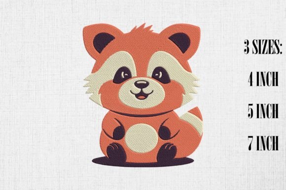 Kawaii Red Panda Embroidery Design Review